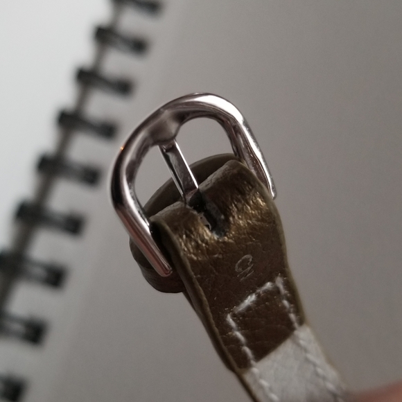 Wrap bracelet bronze color Silver tone buckle CN - Picture 15 of 16